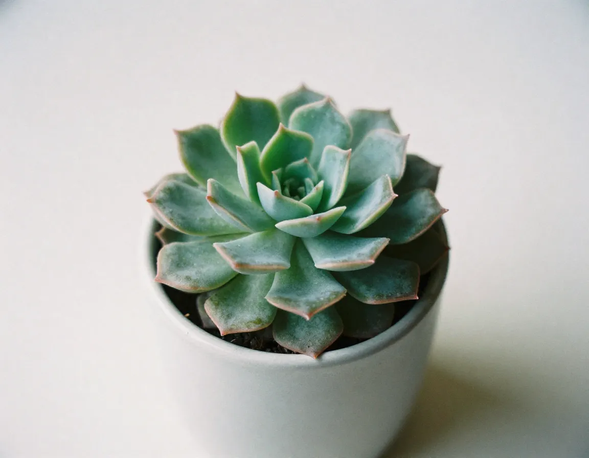 Suculenta Echeveria planta de bajo mantenimiento